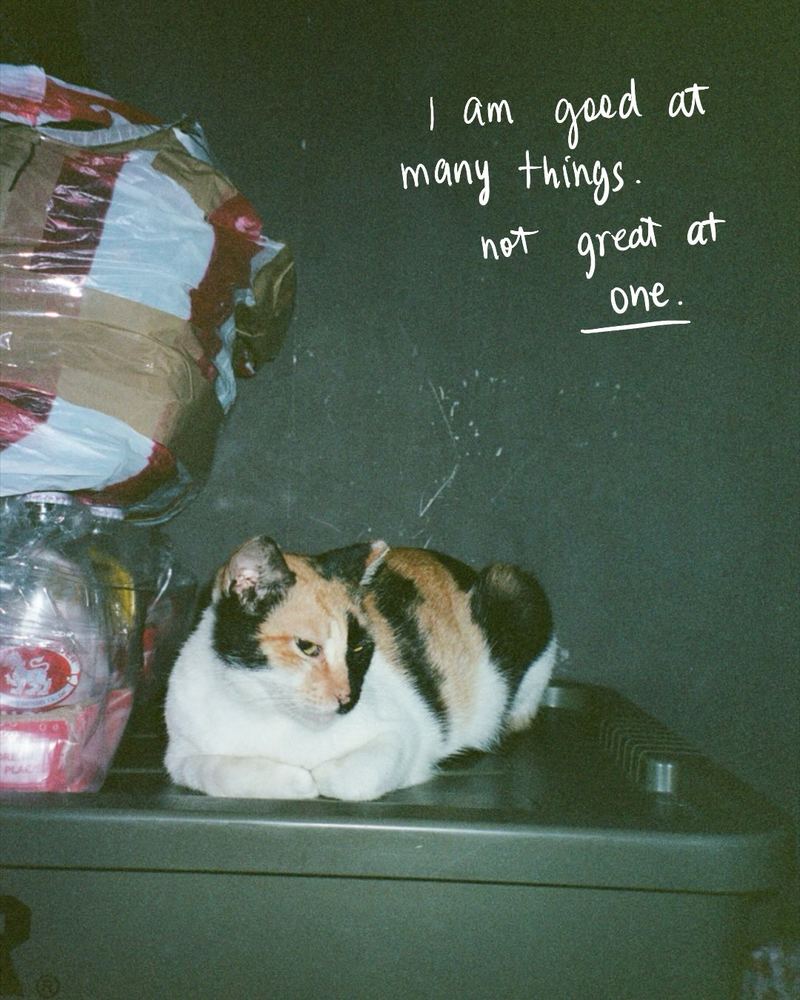 A photograph with handwritten text